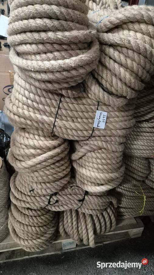 Lina jutowa 24mm 26mm 28mm 30mm 3 sznurek jutowy Grudziądz sprzedam