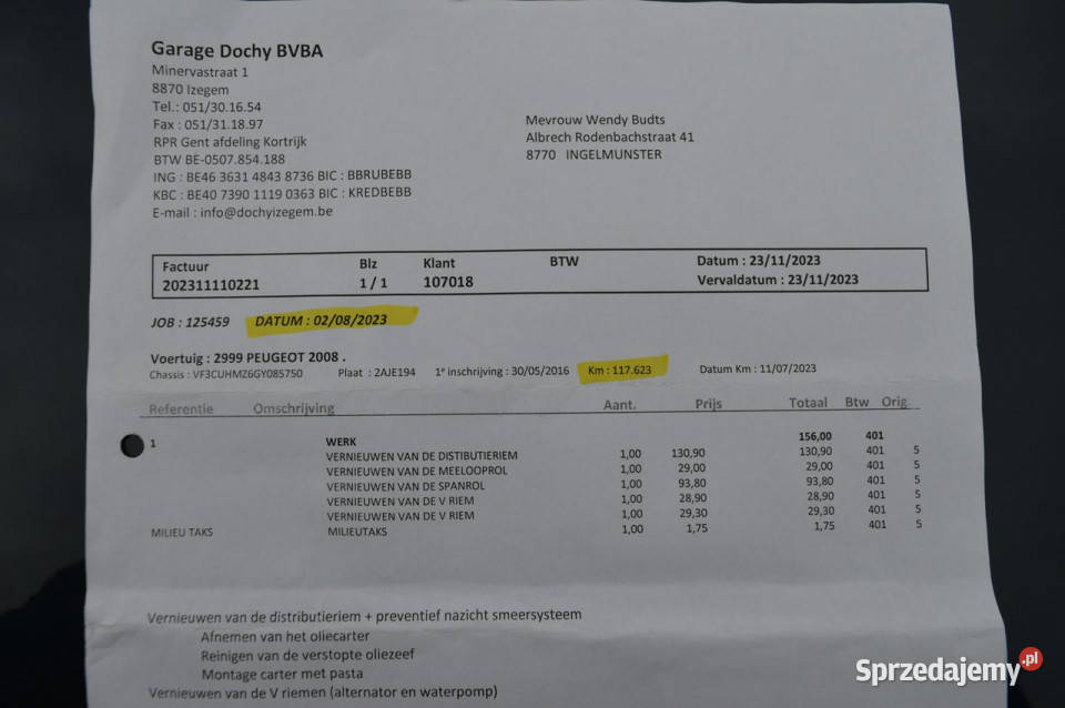 Peugeot 2008 12 VTi 100 bezwypadkowy LED Navi światła przeciwmgielne 2008 Hrubieszów sprzedam