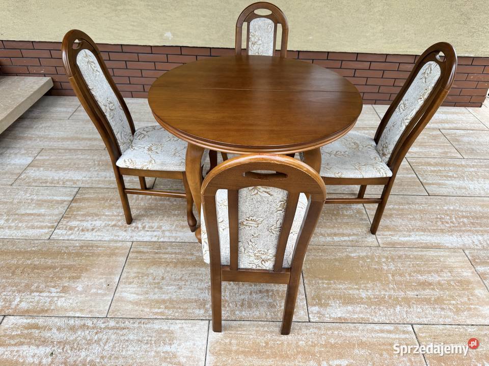 Stół okrągły rozkładany stylowy Ludwikowski Stoły Sulbiny sprzedam