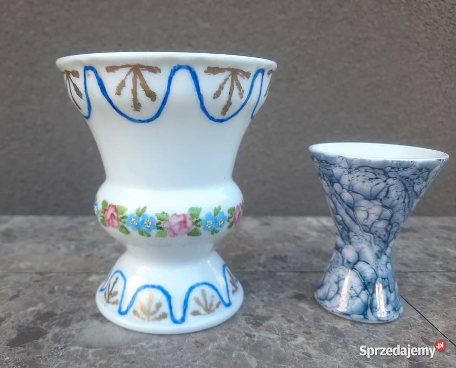 Porcelana Heinrich 2 wazoniki niemieckie wielokolorowy Tczew