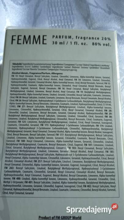 PERFUMY DAMSKIE FEDERICO MAHORA FM 24 Piła