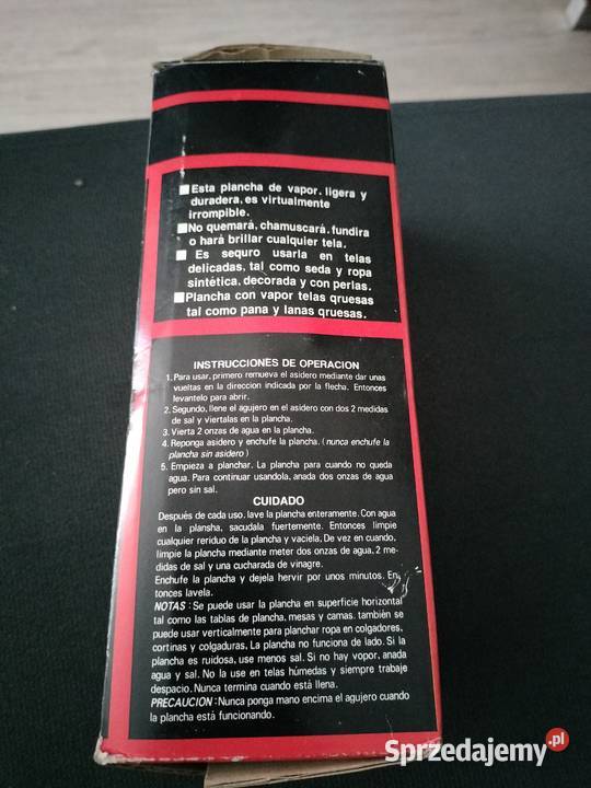 Żelazko parowe nowe Choszczno