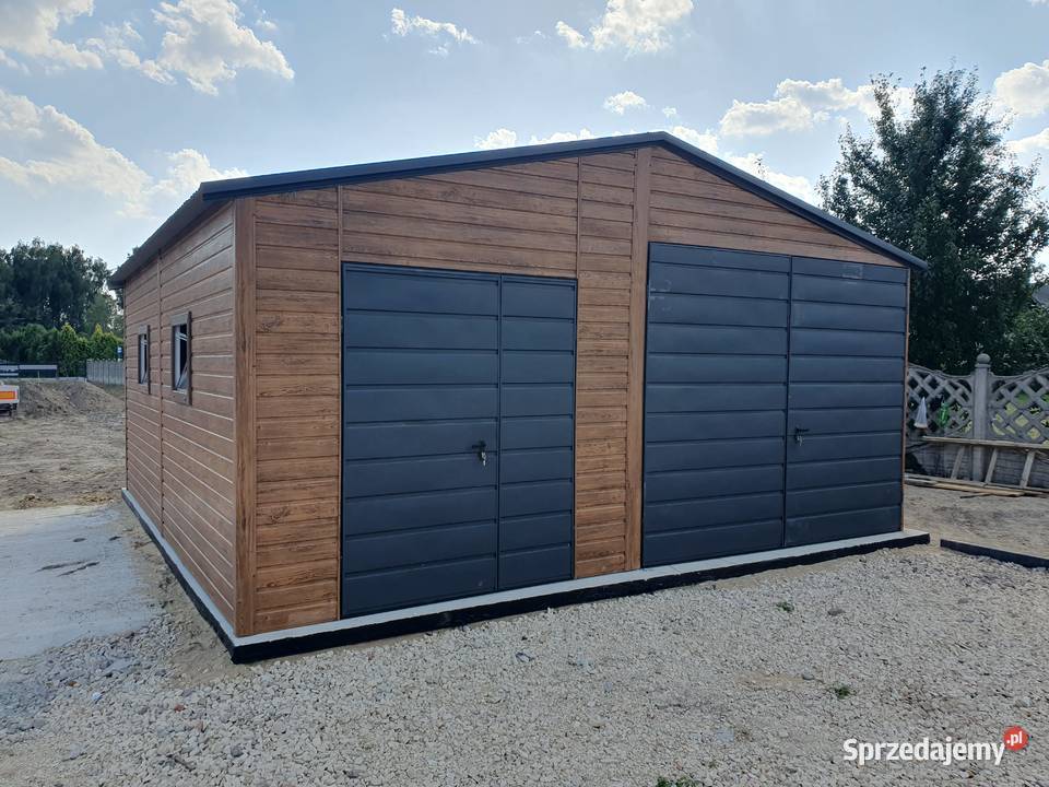 Garaż blaszany garaż drewnopodobny garaż na Bielsko-Biała