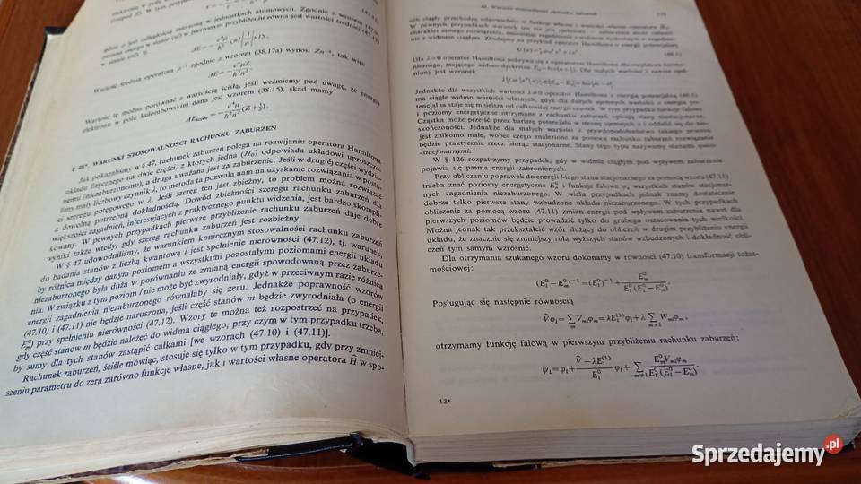 Mechanika kwantowa A S Dawydow wyd 2 poprawione studia Gdańsk