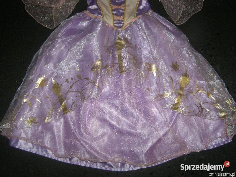 Strój kostium przebranie ROSZPUNKA ZAPLĄTANI 34 Sukienki i spódniczki Siedlce