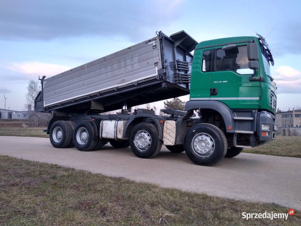 Man tga wywrotka 8x4 zielony Nowiny