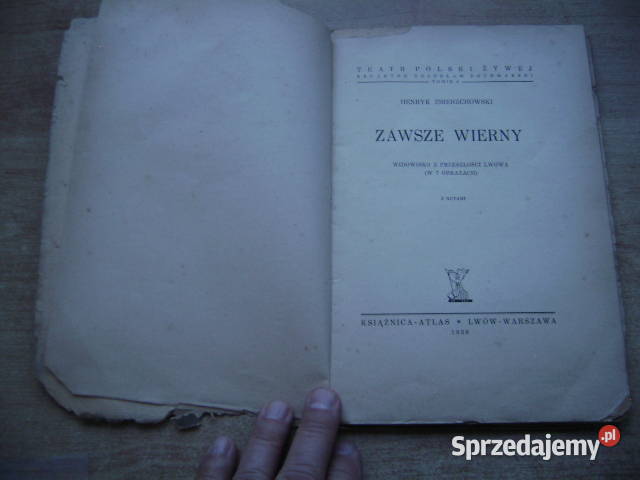 Starocie z PRL Teatr Polski Żywej Sztuka z 1939r pomorskie Gdynia