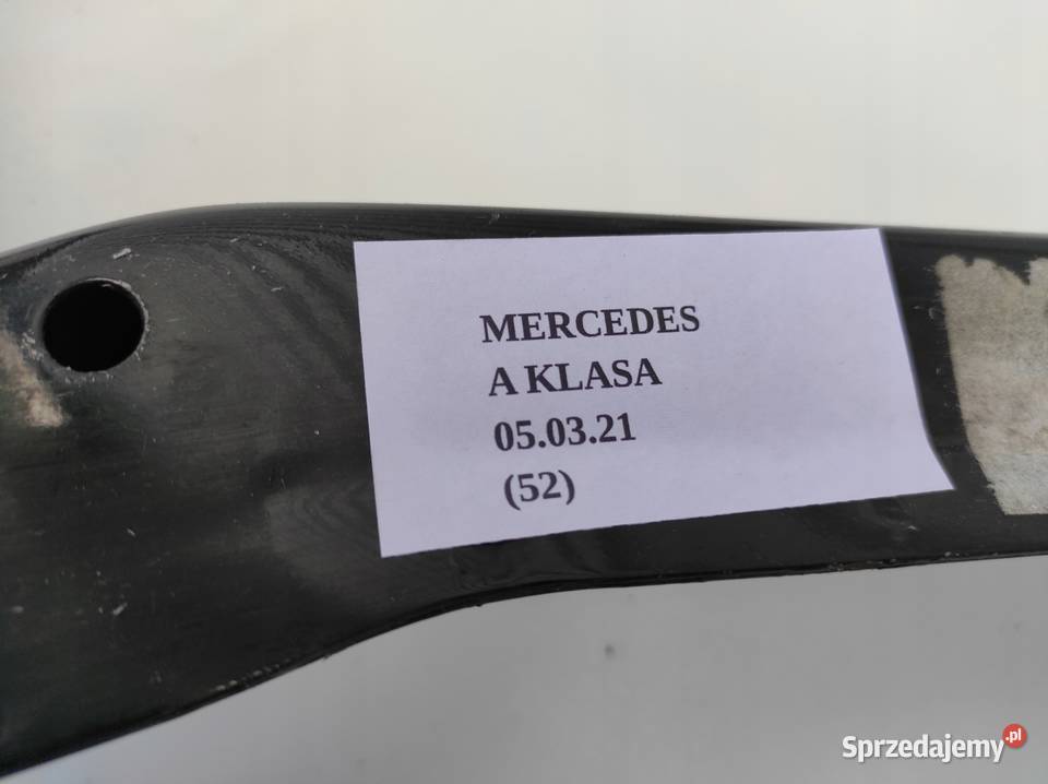 PAS PRZEDNI WZMOCNIENIE MERCEDES A KLASA W168 wielkopolskie Nowy Tomyśl