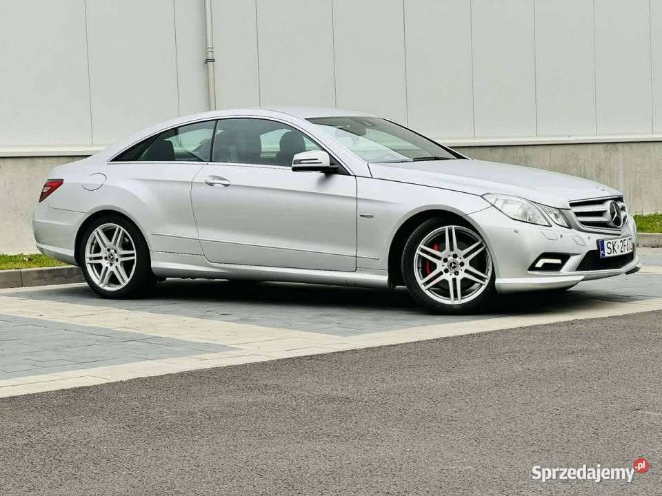 Mercedes E 250 22 dci automat coupe W212 2009 elektrycznie ustawiane fotele Mikołów
