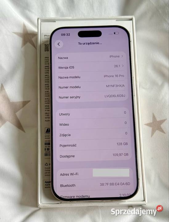 iPhone 16Pro 128Gb 100 kondycji NA GWARANCJI małopolskie Kraków sprzedam