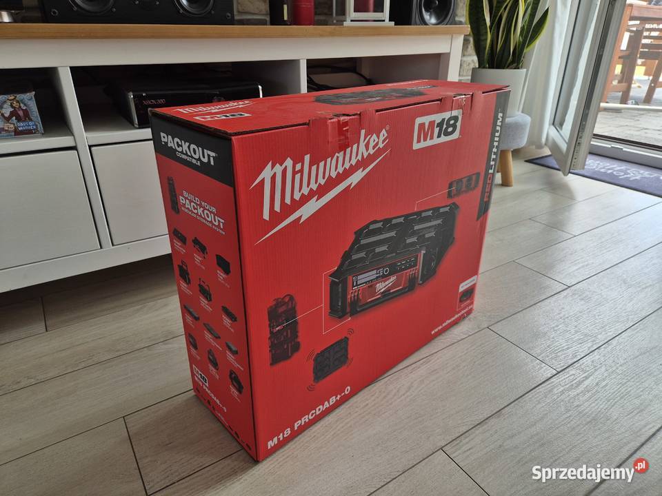 Milwaukee M18 PRCDAB0 Radio budowlane stacja Słuchawki i głośniki Lublin