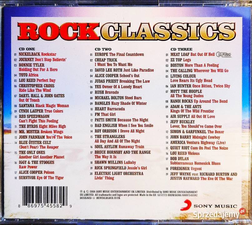 Składanka Album 3X CD GREATEST ROCK BAND Gwiazdy Katowice