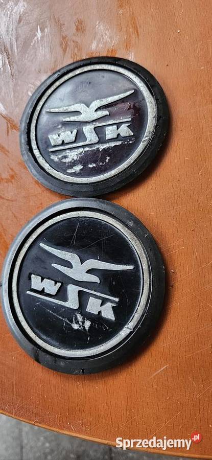 2 oryginalne emblematy na zbiornik do WSK serii