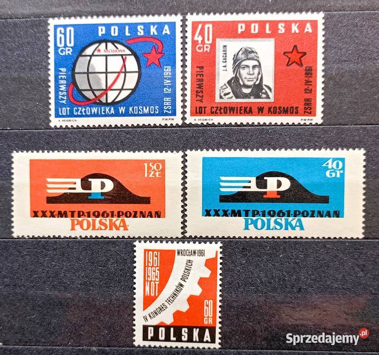 Znaczki polskie 1961 łódzkie Leźnica Wielka-Osiedle