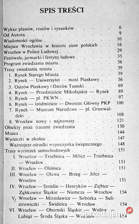 Wrocław i Przewodnik Janusz Czerwiński Rok wydania 1989