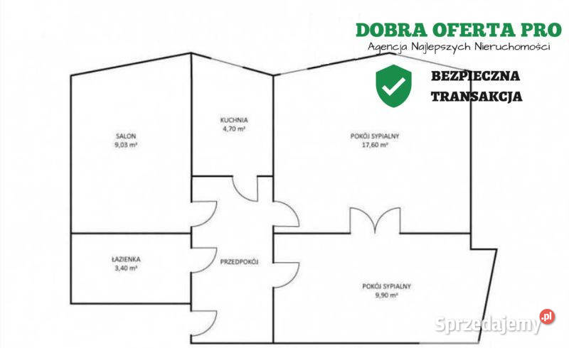 3pokojowe mieszkanie na Przymorzu morza cegła Sprzedaż Gdańsk