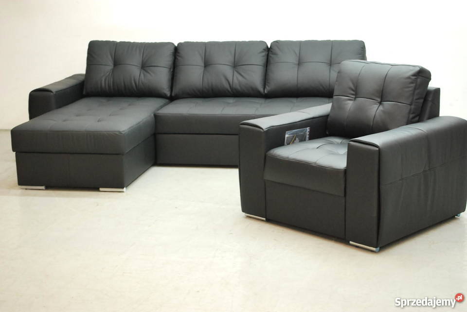 SKÓRA NATURALNA NAROŻNIK Z FSPANIA fotel 6605 Poznań