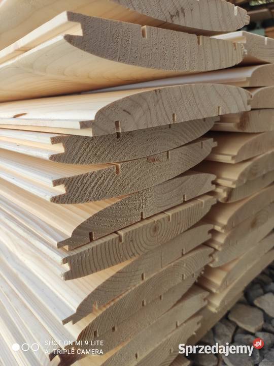 Deska elewacja pół ball boazeria pióro wpust zewnętrzne