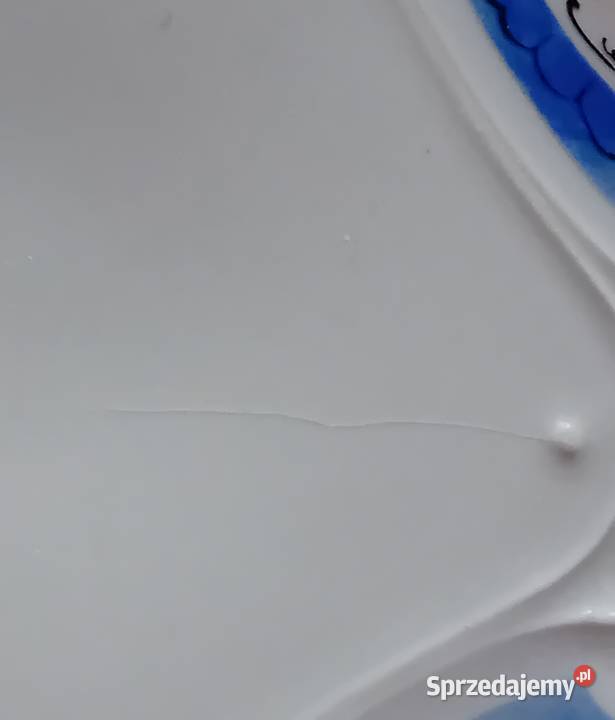 Talerzyk deserowy von Schierholz Plaue Sygnatura Porcelana i szkło Koźminek