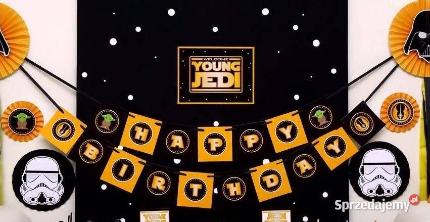 Star Wars Gwiezdne Wojny szablony urodziny Poznań