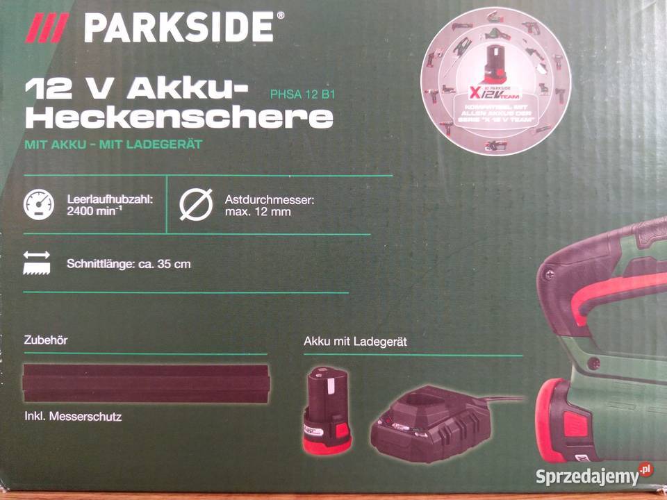 NAJTANIEJ Akumulatorowe Nożyce Do Żywopłotu 12V Zabrze