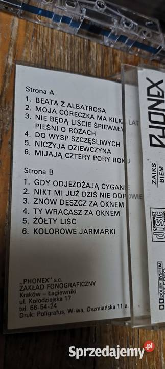 Janusz Laskowski Kolorowe JarmarkiPhonex kaseta Gliwice