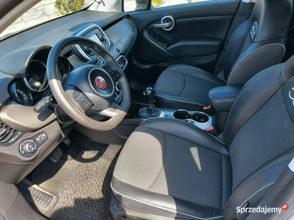 Fiat 500x benzyna półskórka navi 14 benzyna 500X Drelów sprzedam