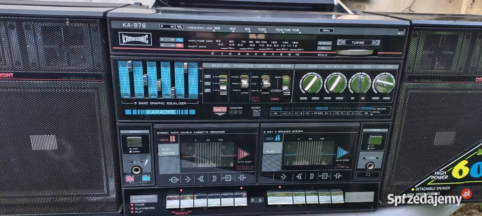 BOOMBOX RADIO KAMASONIC KA976 100SPRAWNY SONY Świdnica