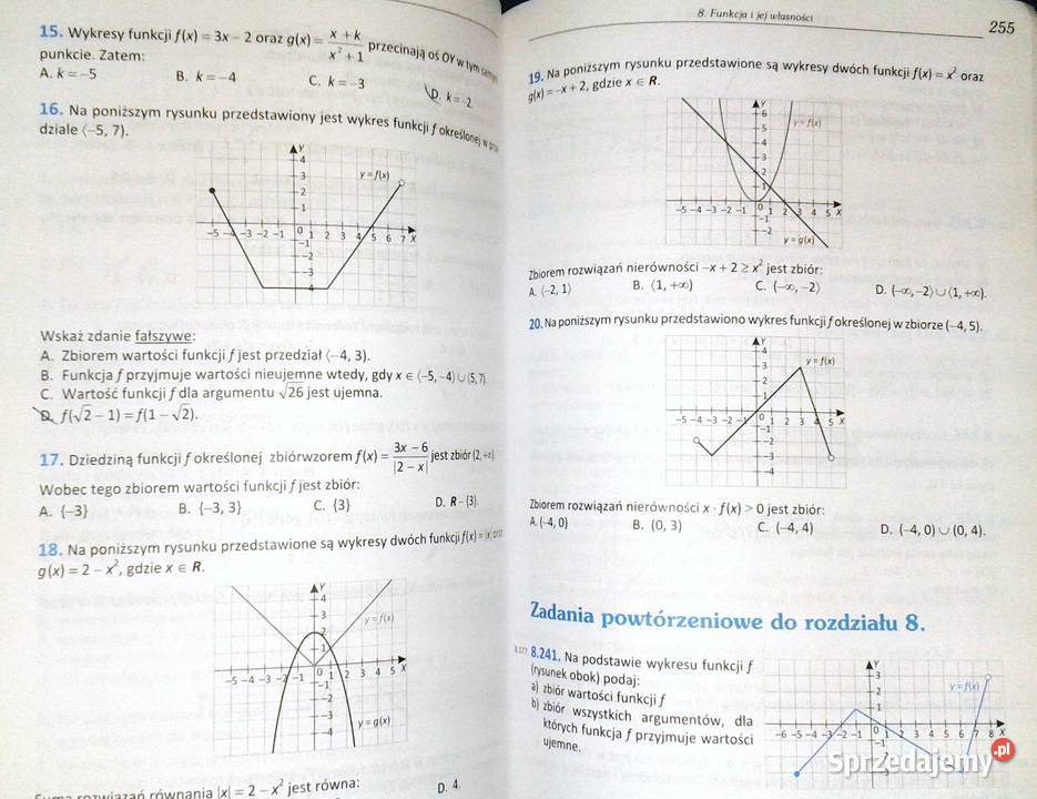 Matematyka 1 Zbiór zadań Marcin Kurczab Elżbieta Pozostałe Chełm