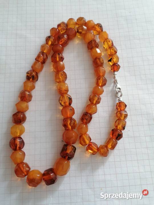 Naszyjnik Bursztyn Rękodzieło Vintage Białystok