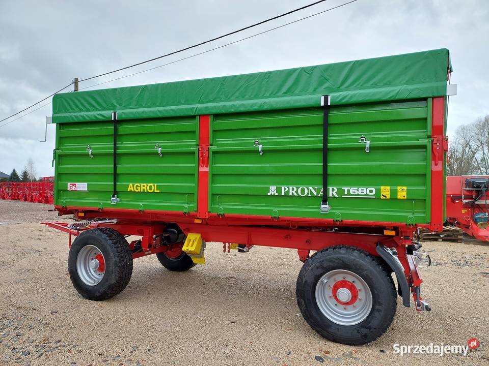Przyczepa paletowa PRONAR T 680 PT510 512 Raty warmińsko-mazurskie Pasłęk