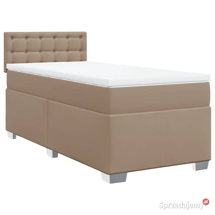 Łóżko kontynentalne z materacem cappuccino 90cm mazowieckie Warszawa sprzedam
