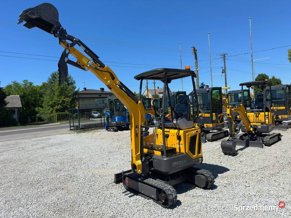 Nowa Minikoparka XGV EKO16 z 2026 Roku Waga 1600 Złoczew