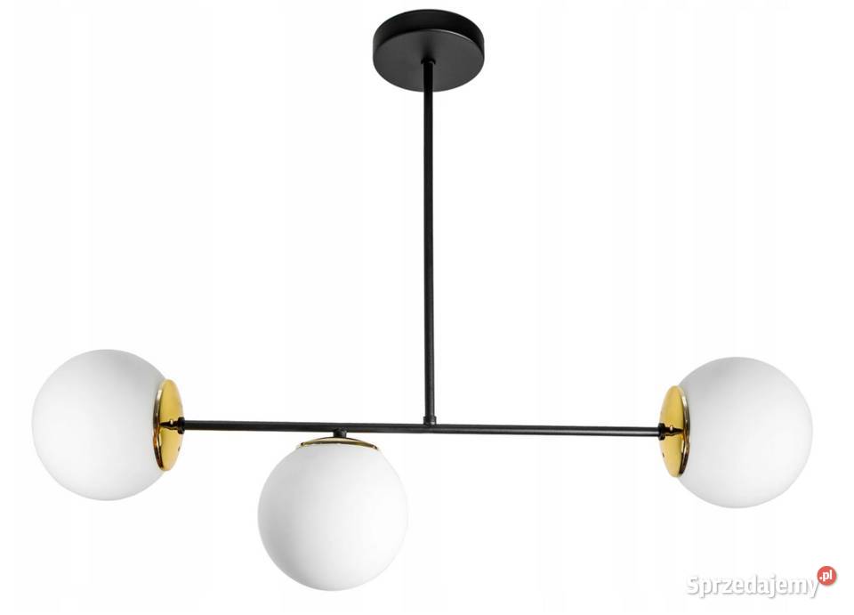 LAMPA WISZĄCA SUFITOWA Kule KULA szklana mleczna Wyposażenie wnętrz