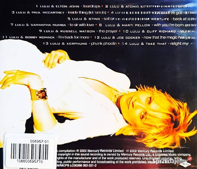 Album CD LULU i Gwiazdy MuzykiAlbum Together CD sprzedam