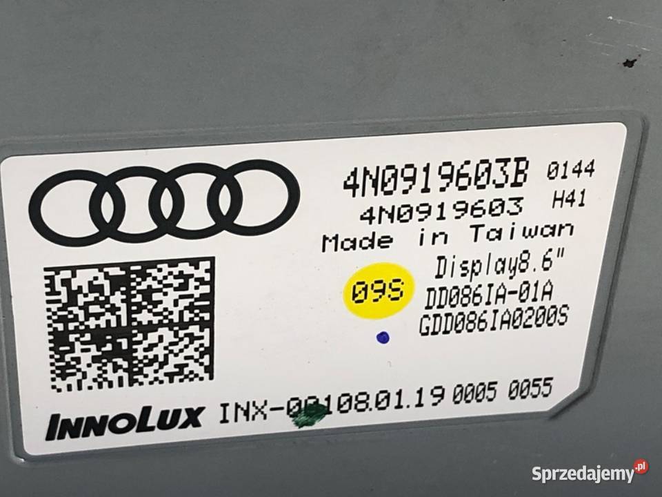 WYŚWIETLACZ AUDI A8 D5 4N0919603B EKRAN MONITOR osobowe podkarpackie