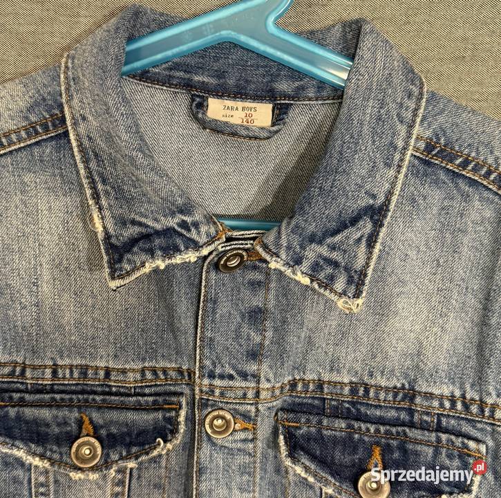 Chłopięca kurtka jeans ZARA rozmiar 140 sprzedam