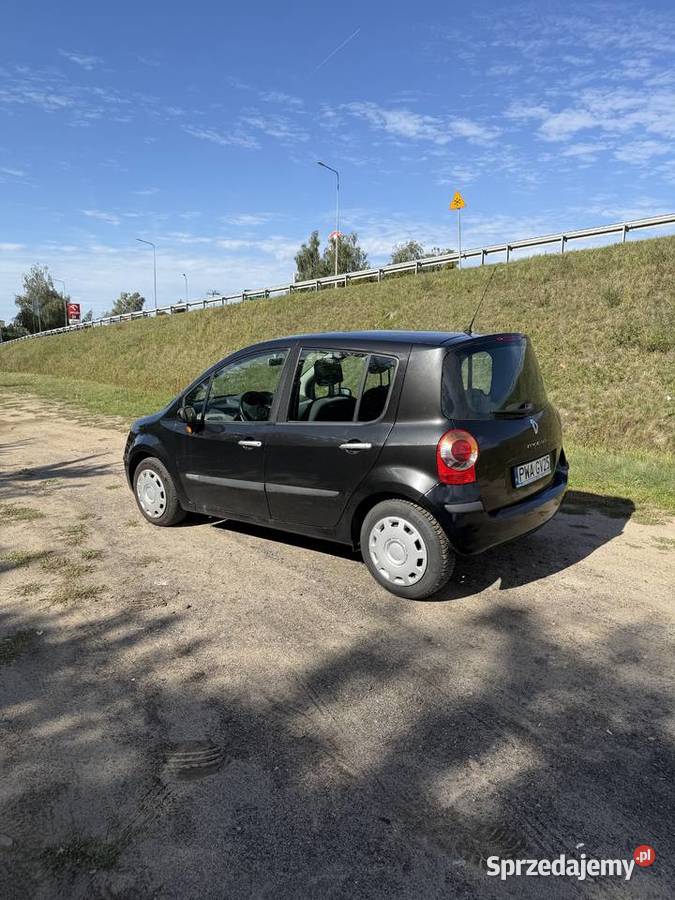 Renault Modus 16 16V 110 2004 r 235 000 Czarny 110KM sprzedam