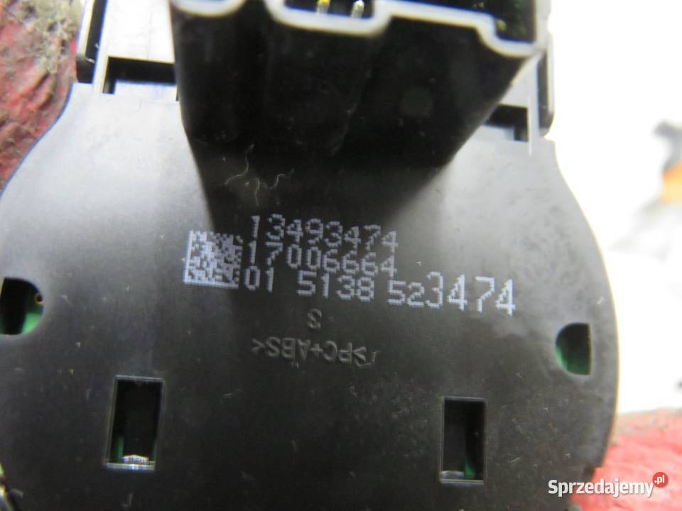 PANEL PRZEŁĄCZNIK ŚWIATEŁ OPEL 13493474 Panele sterowania, przełączniki lubelskie sprzedam