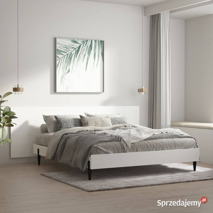 Zagłówek łóżka ścienny biały 240x15x80 WM811052 Warszawa sprzedam