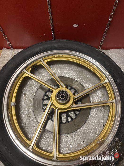 Suzuki GSX 400 przednie koło felga ośka opona wielkopolskie Poznań