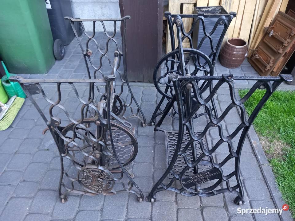 Stare nogi podstawy maszyny do szycia PRL Rawicz