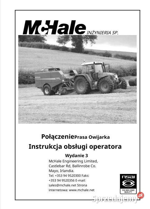 McHale Fusion1 prasa instrukcja obsługi Kielce