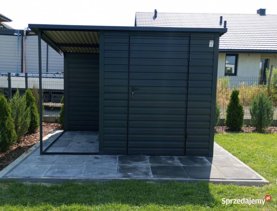 Domek narzędziowy z wiatą 3x3 Żyrardów
