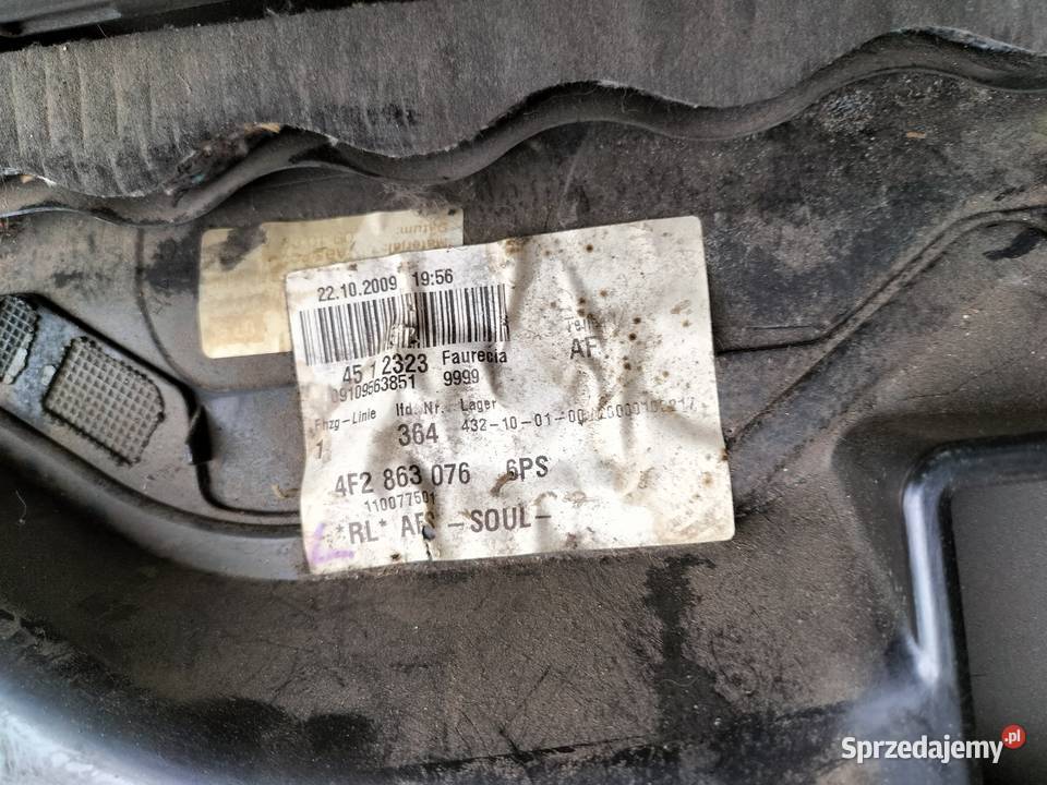 AUDI A6C6 4F2863076 OSŁONA POD KIEROWNICE Kamień-Kolonia