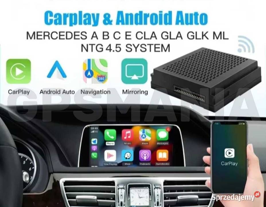 Mercedes Android Auto CarPlay do Becker Map Aleksandrów Łódzki