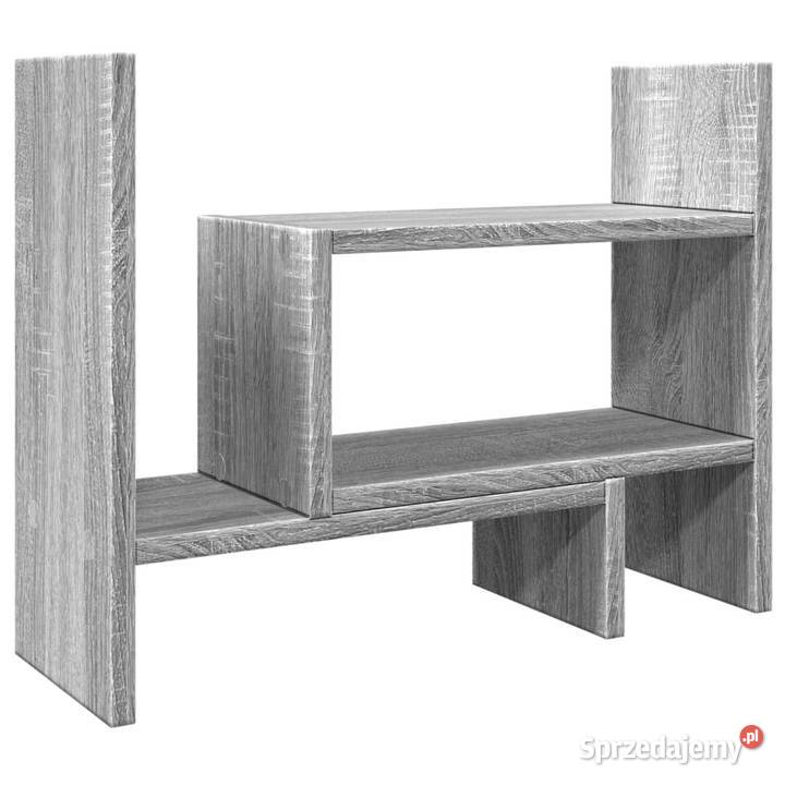 Organizer na biurko szary dąb sonoma 385x17x39