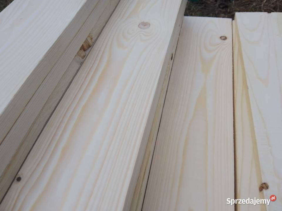 Heblowane deski świerk 80 x 12 x 2 nowe suche sprzedam