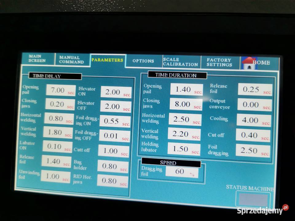 Automat pakujący pellet APKZ1500 Produkcja Szczecinek