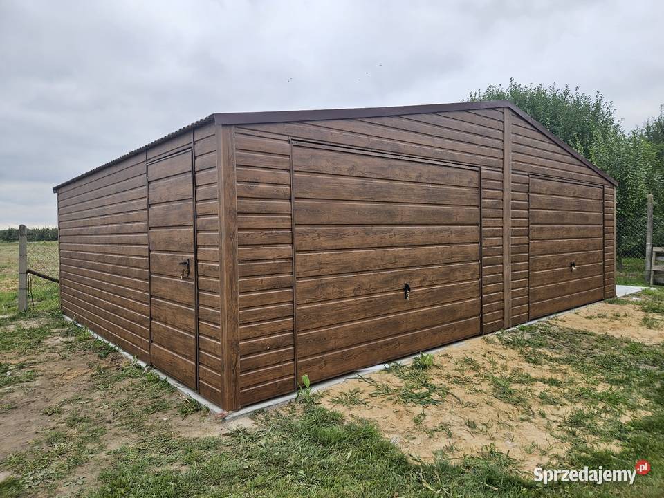 8x6 Garaze Blaszane Garaż Blaszany Blaszak Leszno